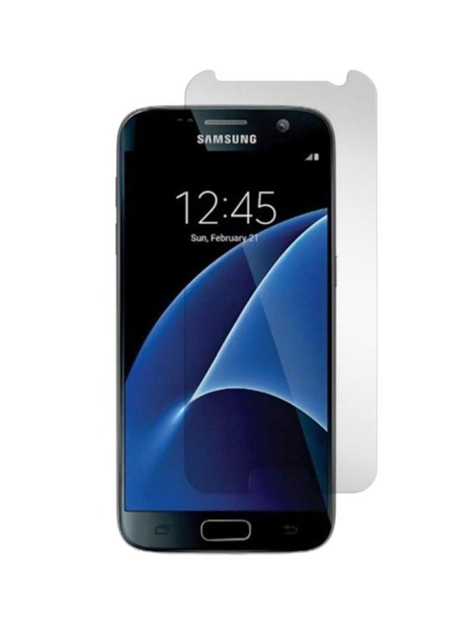 vesus Glass Screen Protector For Mobile Samsung Galaxy S7 - Clear