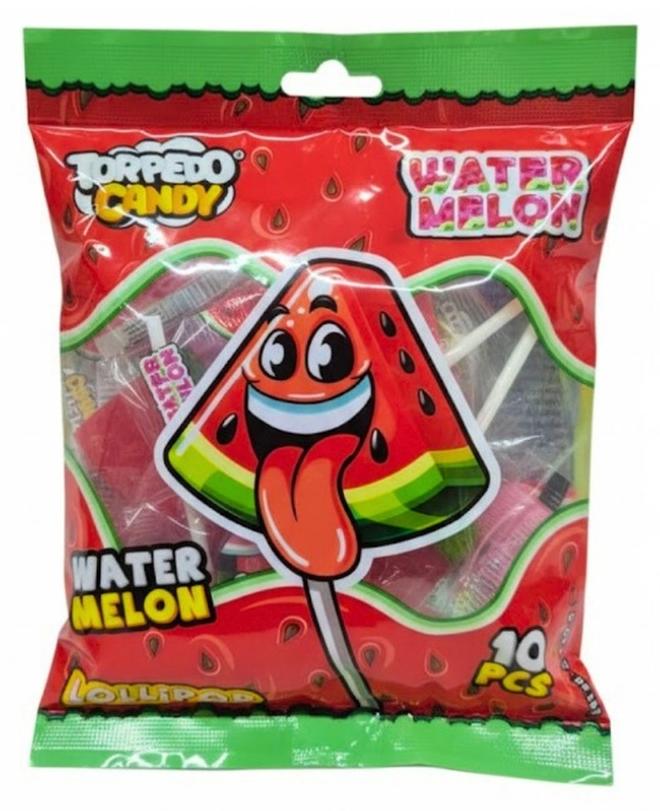 Watermelon Lollipop  Watermelon, 10 Pcs
