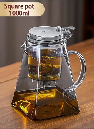 Four sided teapot 1L