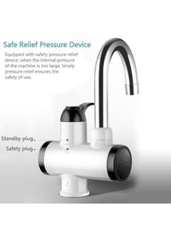 WhizFix WhizFix Instant Electric Water Heater Faucet Tankless Hot Water Heater for Kitchen Bathroom EnergyEfficient with Adjustable Temperature Control  - Image 3
