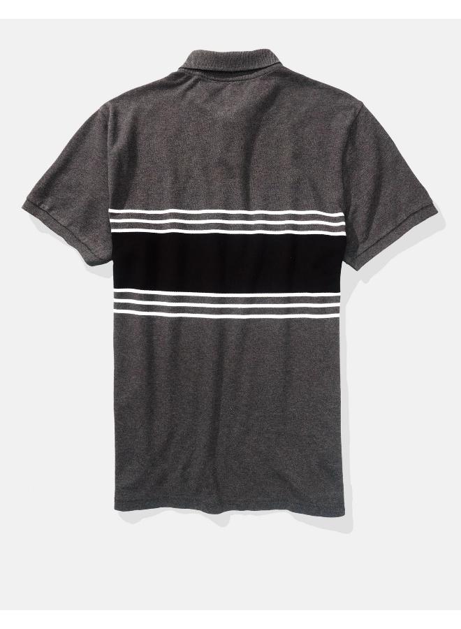 American Eagle Striped Polo  - Image 2