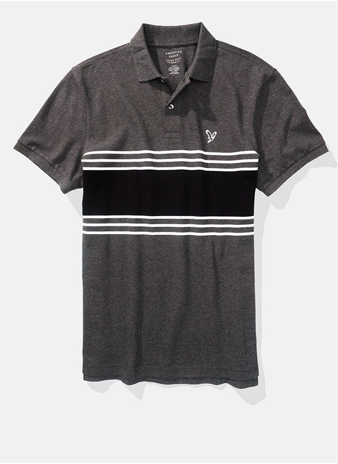 امريكان ايجل Striped Polo  - Image 4