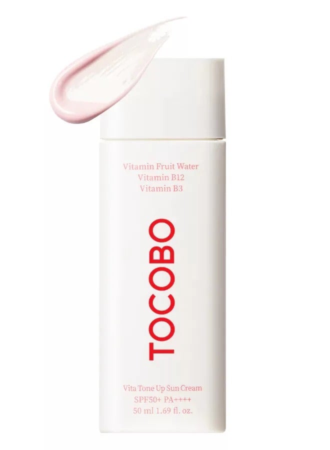 Tocobo Vita Tone Up Sun Cream SPF50+ PA++++ 2.82oz / 50ml Vegan Sunscreen