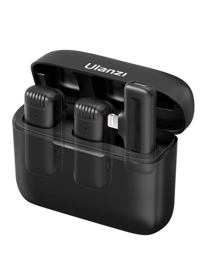 Ulanzi Ulanzi J12 Wireless Lavalier 2 PERSON Microphone System IOS for IPHONE & I PAD  - Image 4