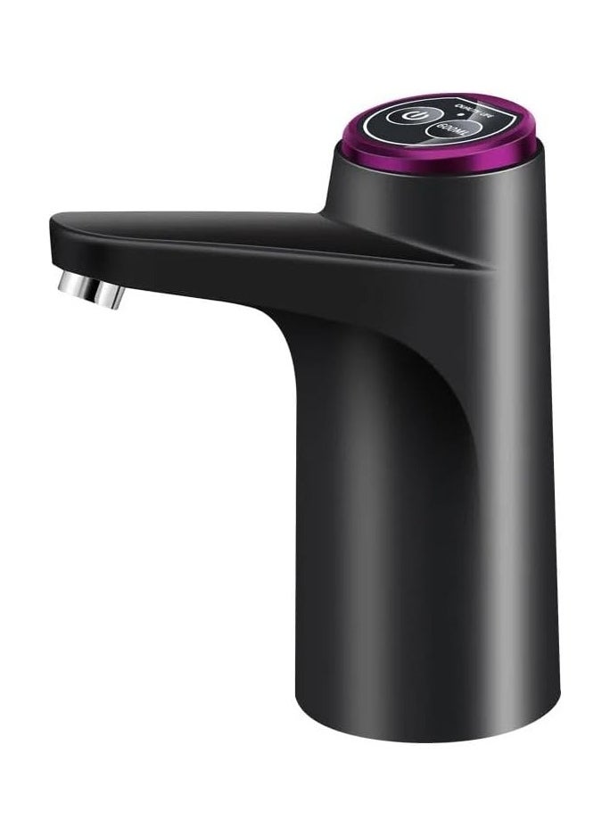 VIO Rechargeable Water Bottle Pump USB Charging Automatic Universal Wireless Smart Portable Drinking Water Dispenser Pump for 3 to 5 Gallon Bottle for Kitchen Home Office Outdoor Camping  - Image 1