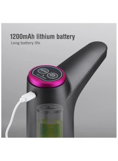 VIO Rechargeable Water Bottle Pump USB Charging Automatic Universal Wireless Smart Portable Drinking Water Dispenser Pump for 3 to 5 Gallon Bottle for Kitchen Home Office Outdoor Camping  - Image 3