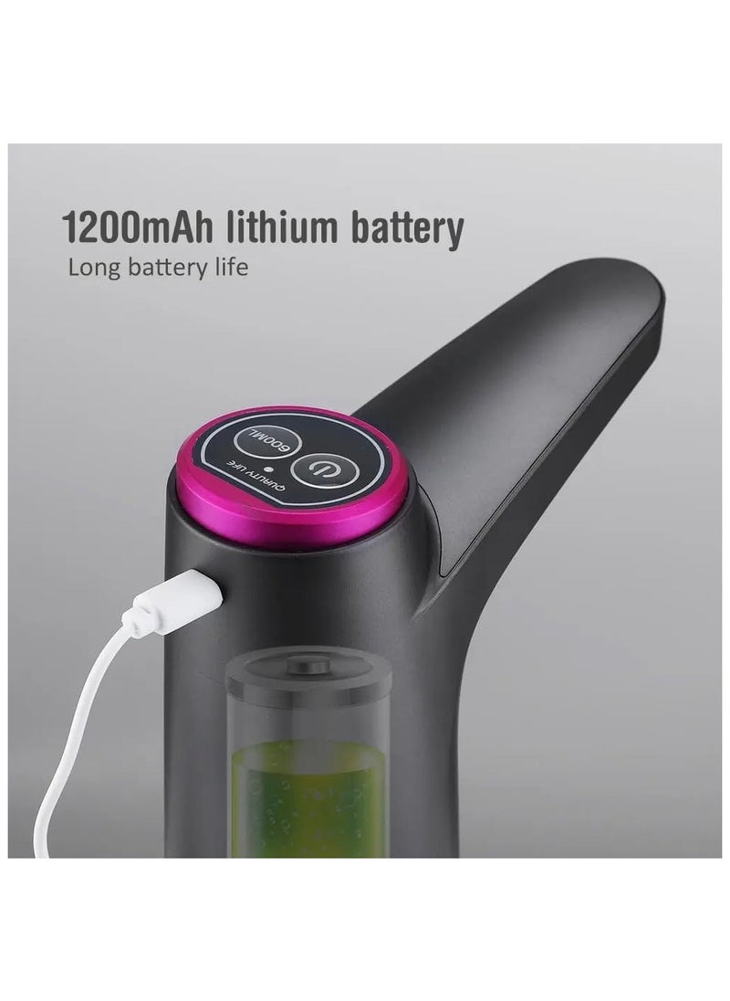 VIO Rechargeable Water Bottle Pump USB Charging Automatic Universal Wireless Smart Portable Drinking Water Dispenser Pump for 3 to 5 Gallon Bottle for Kitchen Home Office Outdoor Camping  - Image 3