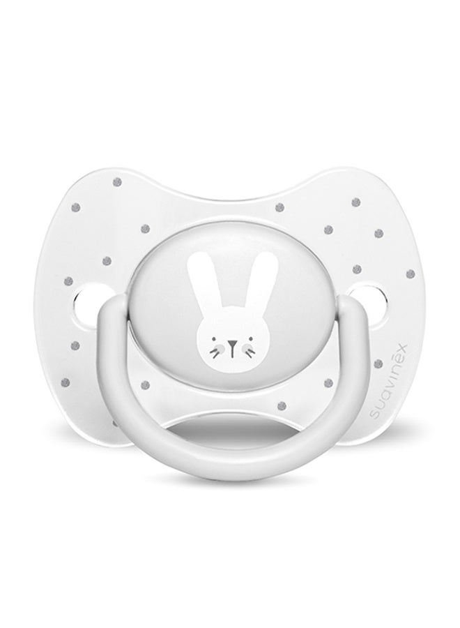 SUAVINEX Premium Physiological Soother Grey Rabbit 18 Months