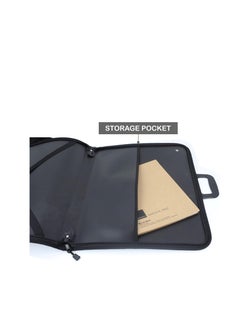 Isomars A3 Artist Portfolio Case, Art Portfolio Carrying Bag, Painting Drawing Board Bag, Student Portfolio Drawing Painting Sketch Bag, Art Folder Art Supplies, Artwork Storage Bag (48x37cm)  - Image 3