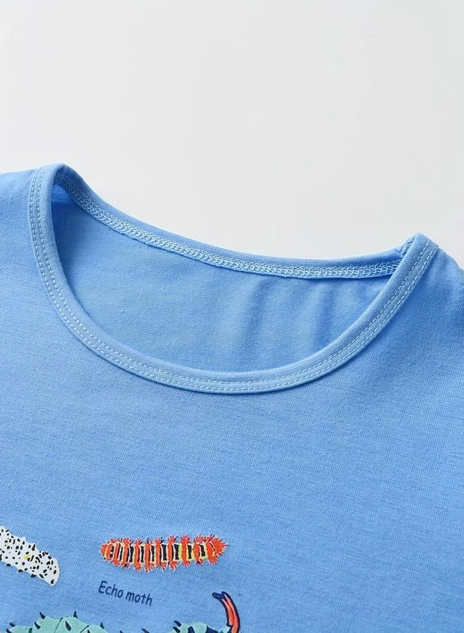 تايك تو Take Two Boys Graphic Print Short Sleeve T-Shirt