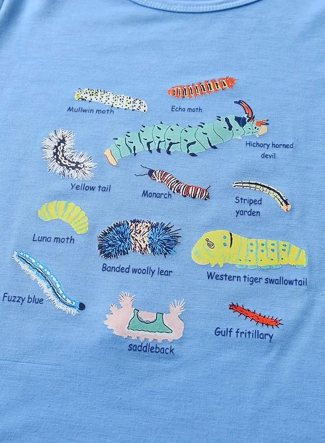 تايك تو Take Two Boys Graphic Print Short Sleeve T-Shirt