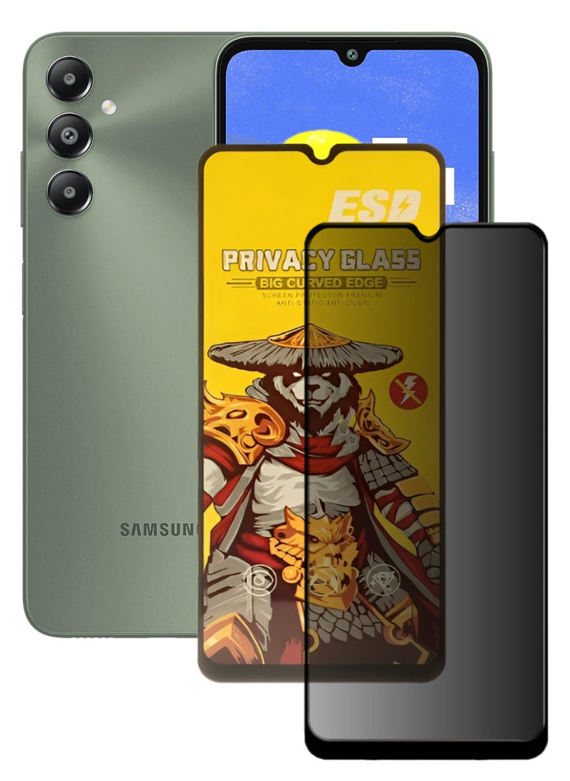 ESD Tempered Dustproof Privacy Glass Screen Protector Compatible For Samsung Galaxy F14 - Image 1