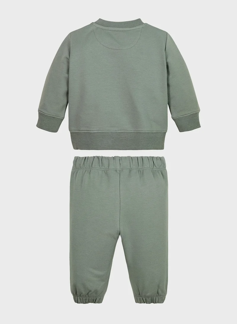 Calvin Klein Jeans Infant Logo Sweatshirt & Sweatpants Set