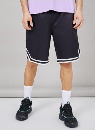Styli  Basketball Woven Shorts with Tape Hem Detail and Drawstring - pzsku/Z7BF96F0C077B3900A8C3Z/45/1750095819/02ddf7e5-0626-4cb5-aa55-4e8269640399