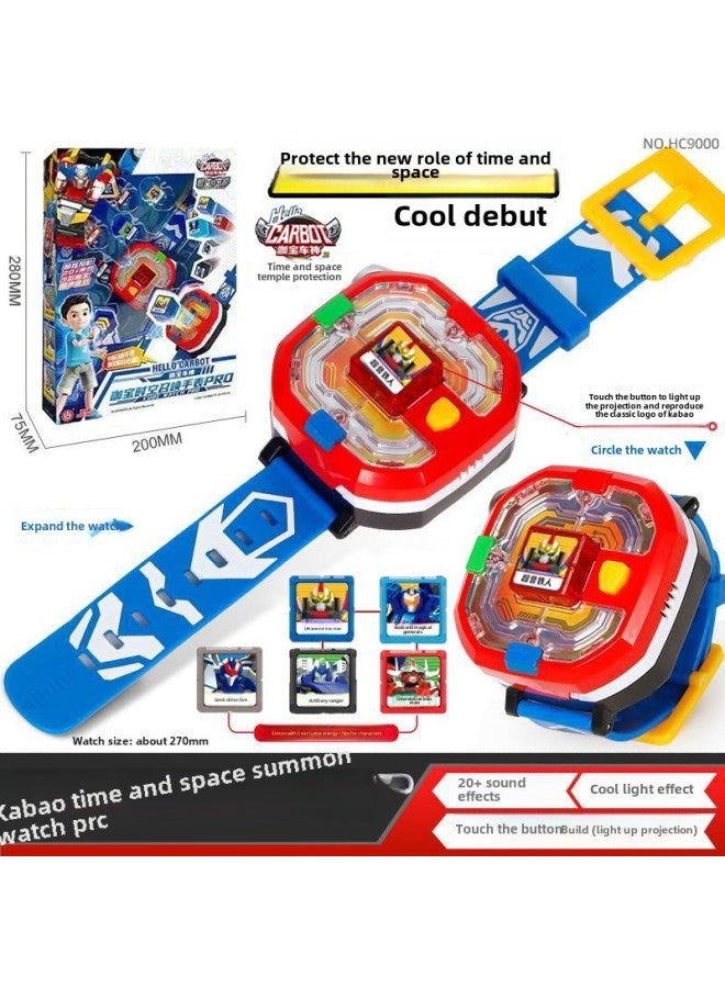 Kabao Car God Reload Return Fire King Driver Elite Edition Children's Classic Transforming Robot Boy Toy-Color:Kabao Time And Space Summon Watch Pro  - Image 1