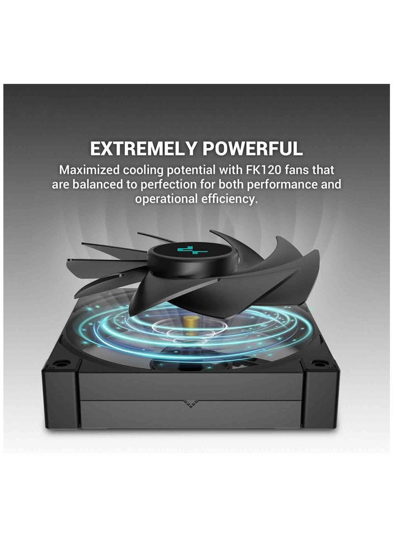 SYOSI - Liquid CPU Cooler with 4th Gen Dual-Chamber Pump - 360mm, 3100RPM | Multidimensional Infinity Mirror ARGB | Anti-Leak Technology | Compatible with LGA 1700/1200/1151/1150/1155 & AMD AM4/AM5Liquid CPU - Image 1
