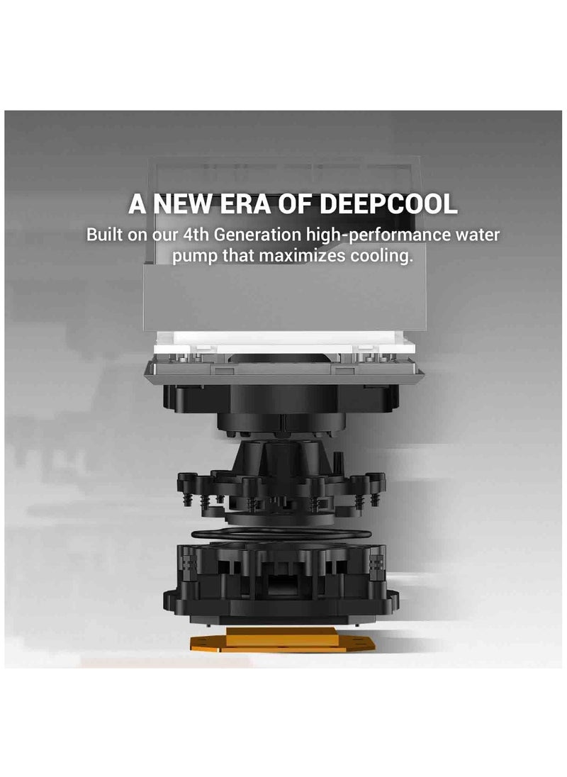 SYOSI - Liquid CPU Cooler with 4th Gen Dual-Chamber Pump - 360mm, 3100RPM | Multidimensional Infinity Mirror ARGB | Anti-Leak Technology | Compatible with LGA 1700/1200/1151/1150/1155 & AMD AM4/AM5Liquid CPU - Image 1