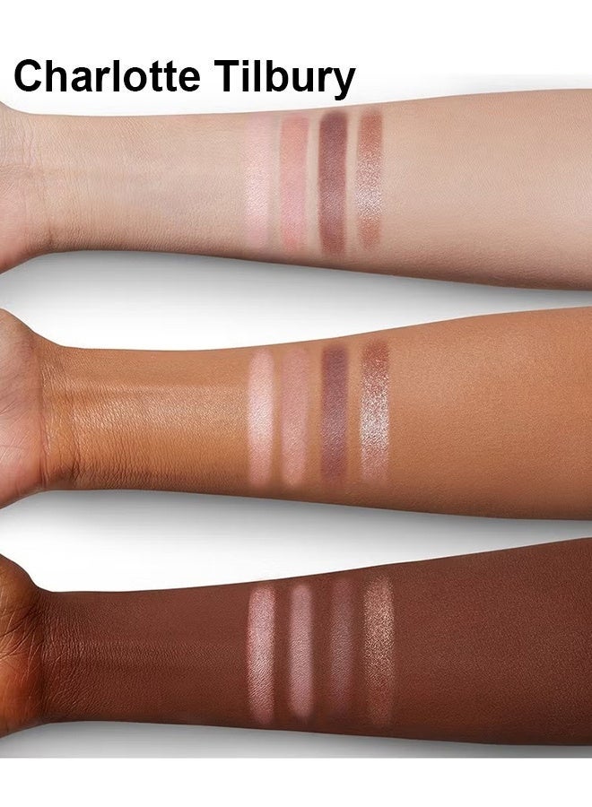 Charlotte Tilbury Luxury Palette Eyeshadow - Shimmer, Metallic & Satin Matte Eyeshadow Quad With A Rich Powder Formula - Includes 4 Complementary Shades, Pillow Talk - Image 4