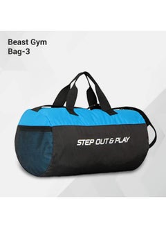 Nivia Beast-3 Gym Bag | Polyester | Standard | Shoulder Bag | Fitness Bag | Sports & Travel Bag | Kit Bag | Separate Shoes Compartment | Unisex Gym Bags  - Image 2
