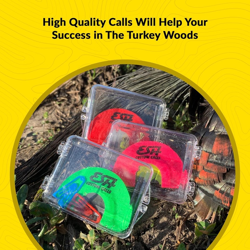ESH Store Turkey Mouth Calls – Realistic Diaphragm Turkey Calls for Hunting – Easy-Blow, High-Volume Calls for Beginners & Pros - Image 3