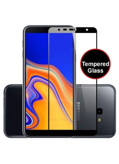 تيمبرد غلاس واقي شاشة بحواف سوداء من الزجاج المقوى 9D متوافق مع هاتف Samsung Galaxy J4 Plus  - Image 5