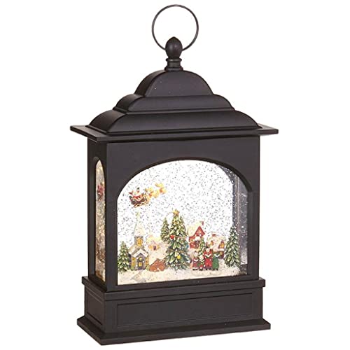 RAZ Imports Raz Imports Holiday 11in Flying Santa Lighted Water Lantern  Premium Christmas Holiday Home Decor