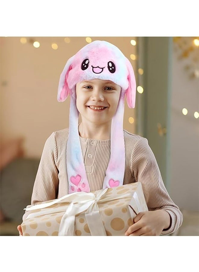 قبعة أرنب قطيفة مضيئة بتقنية LED مع آذان متحركة، قبعة أرنب مضيئة لطيفة ومضحكة للنساء والفتيات، إكسسوار مثالي لحفلات التنكر والمهرجانات. - Image 4