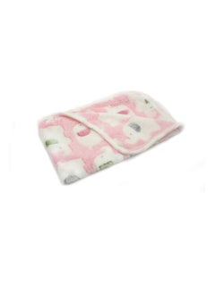 Excefore 3 Pack  Dog Blankets, Super Soft Cute Elephant Pattern Pet Blanket, Flannel Throw Blankets Cozy Blankets for Puppy Dogs Fluffy Cats (Small(23"x16"), Blue/Pink/Yellow)  - Image 4