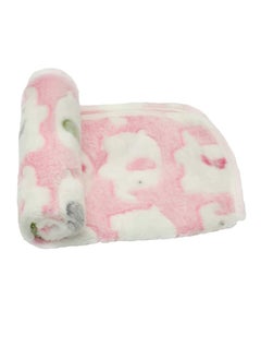 Excefore 3 Pack  Dog Blankets, Super Soft Cute Elephant Pattern Pet Blanket, Flannel Throw Blankets Cozy Blankets for Puppy Dogs Fluffy Cats (Small(23"x16"), Blue/Pink/Yellow)  - Image 5