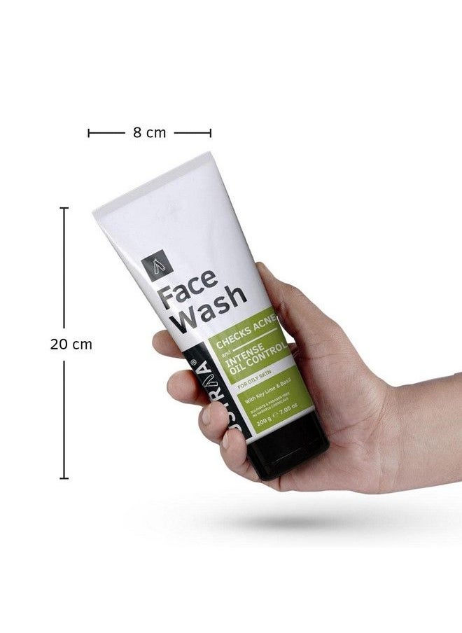 Ustraa - Oil Control Pack (Dermatologically Tested Face Wash Oily Skin 200G & Moisturising Cream Oily Skin 100G) Moisturizes & Hydrates Skin No Harmful Chemicals - Image 1