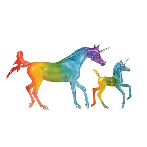 Breyer Horses Freedom Series Love Hope Unicorn Mare Foal Set Limited Edition HandPainted Models Benefiting MakeAWish 112 Scale Figurines - Image 1