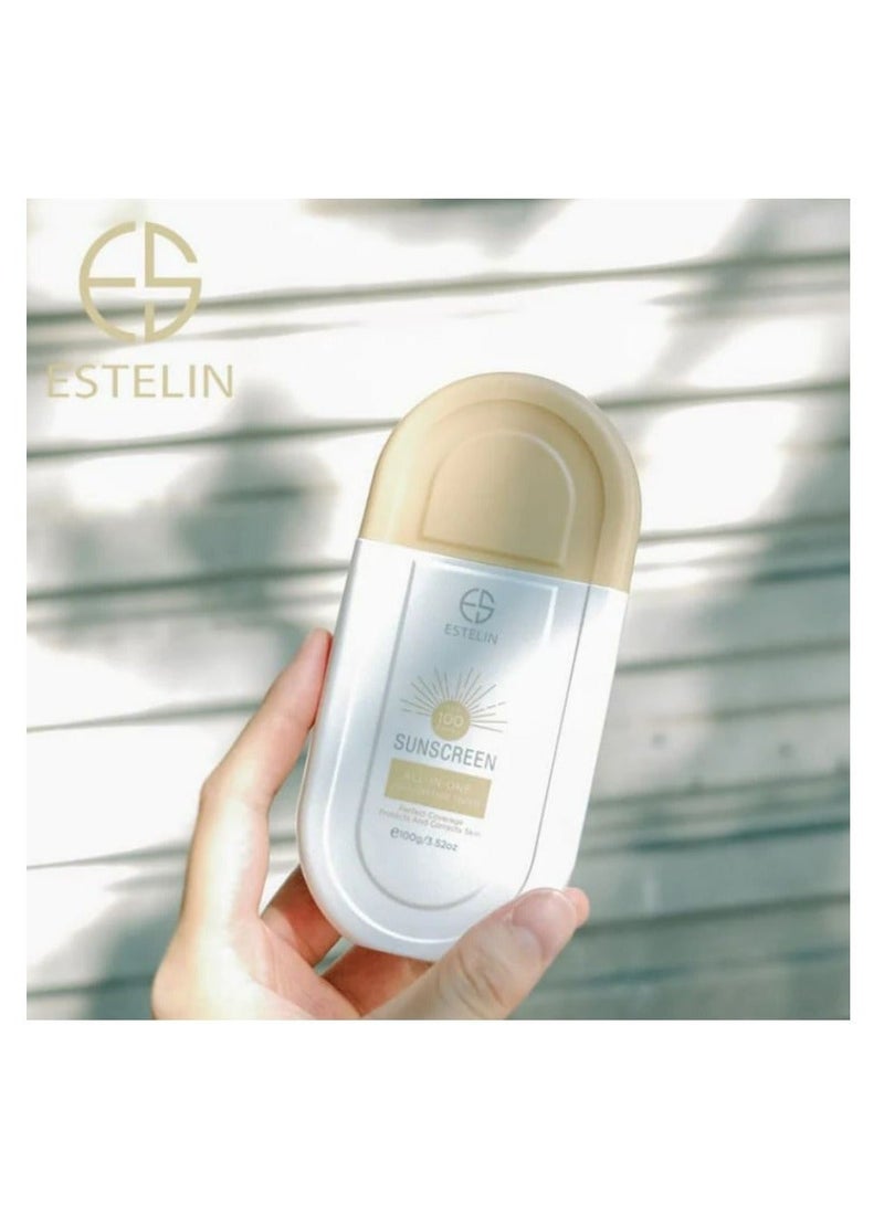 Estelin Multi Defense Tinted Sunscreen SPF 100 PA+++ - 100g - Image 4