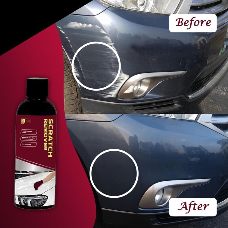 N Treck NTreck Advanced Car Cleaning Kit - 12 Pcs | Contains Car Perfume, Dashboard & Tyre Polish, Glass Cleaner, Car & Bike Shampoo, Windshield Washer, Scratch Remover, 2 Microfiber Cloth & 3 Applicator - Image 5