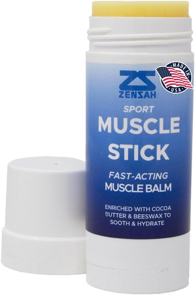 Zensah Recovery Muscle Relief Stick  Topical Roll On Balm Rub Made in USA for Tendonitis Shin Splint Knee Lower Back Shoulder Elbow - Image 1