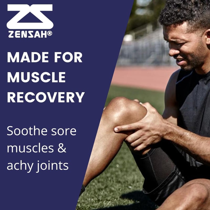 Zensah Recovery Muscle Relief Stick  Topical Roll On Balm Rub Made in USA for Tendonitis Shin Splint Knee Lower Back Shoulder Elbow - Image 3