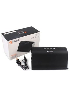 Kisonli Kisonli KS-1981 Wireless Bluetooth Speaker – FM Radio – USB/SD Support – Built-in Mic – Stereo Sound – Mobile Stand​  - Image 5