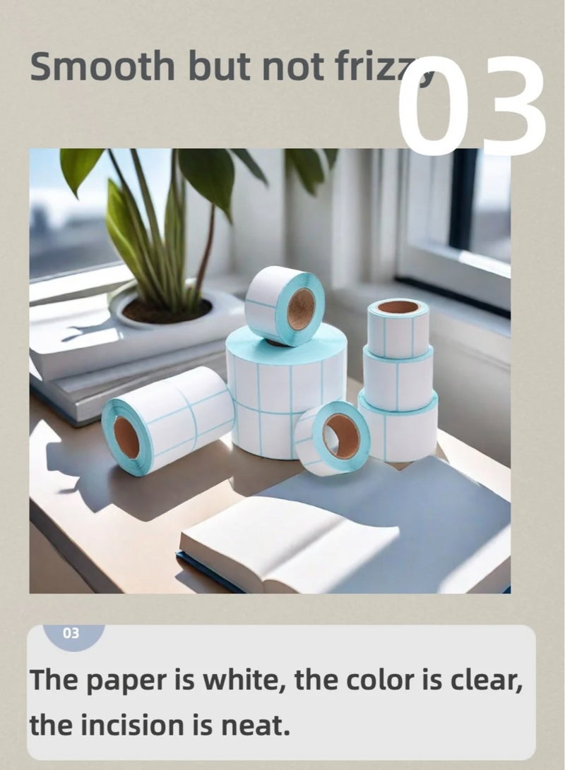 Generic High Quality Thermal Labels Roll Waterproof Blank Self-adhesive Label Stickers  - Image 5