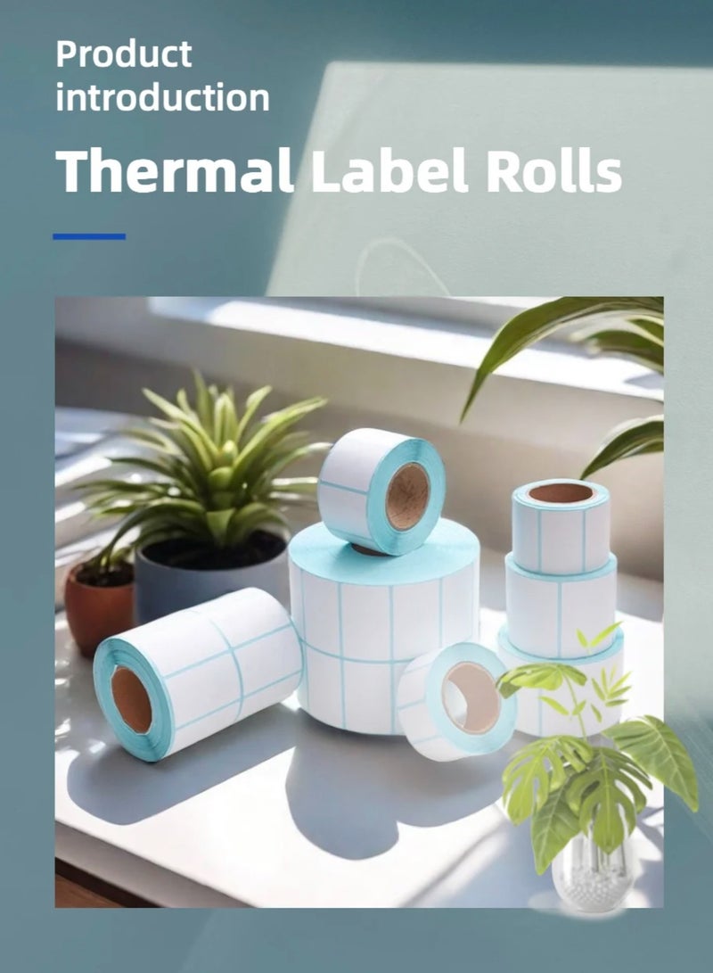 Generic High Quality Thermal Labels Roll Waterproof Blank Self-adhesive Label Stickers  - Image 1