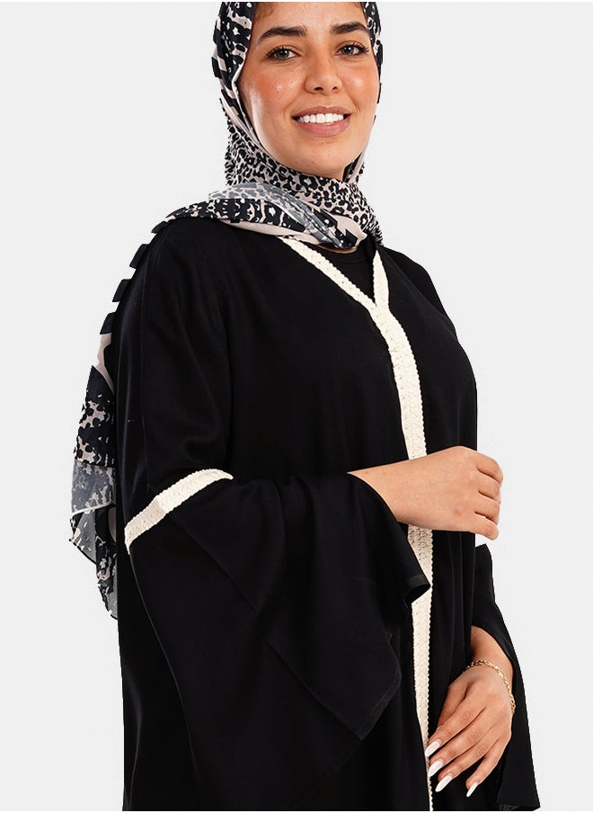 Clue - Dress with Flared Sleeves - Image 1