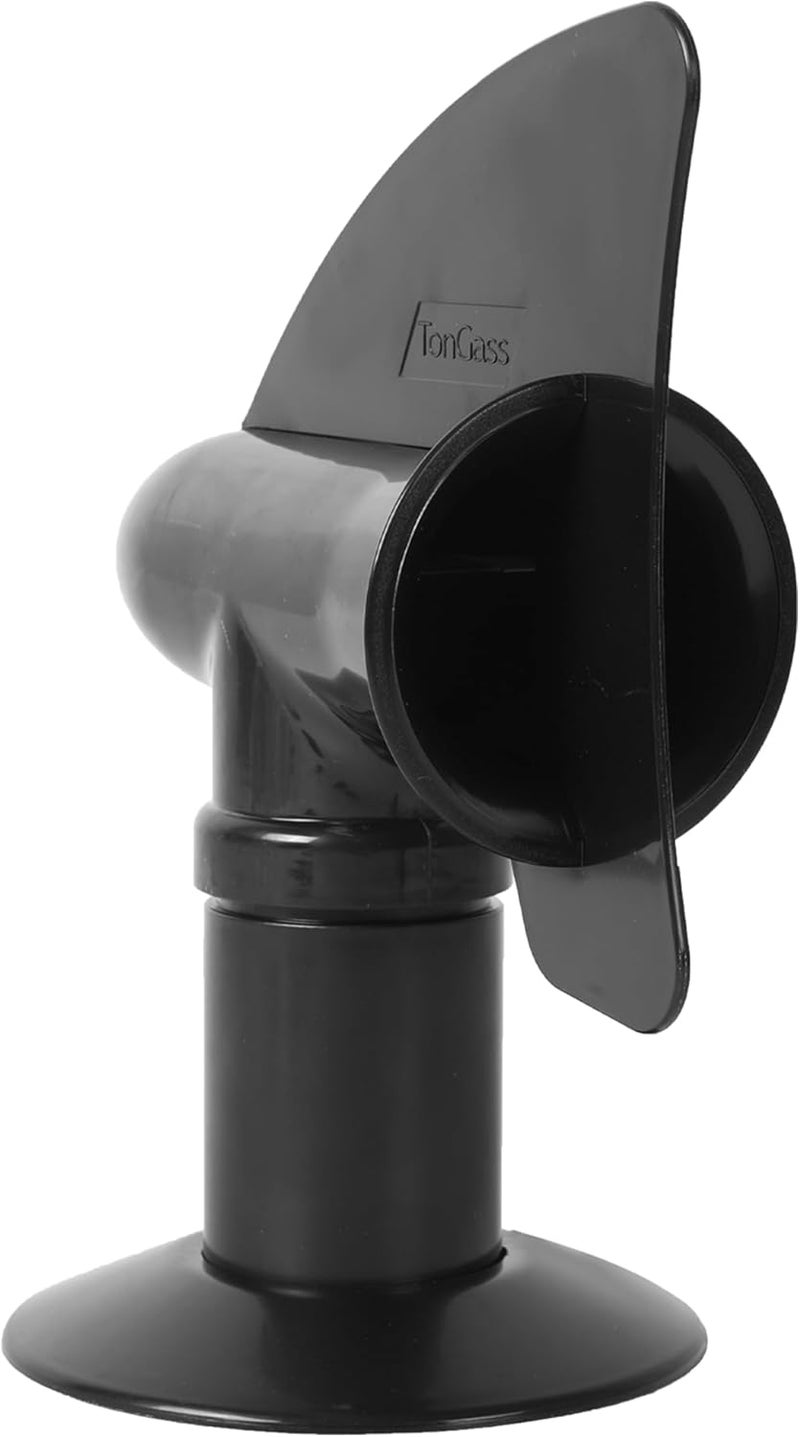 TonGass Black Rotating RV Sewer Vent Cover - Image 1