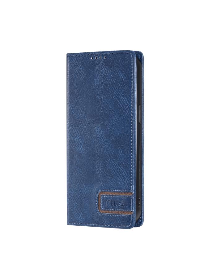 Zaboon Case For iPhone 13 Pro Max TTUDRCH RFID Retro Texture Magnetic Leather Phone Case - Image 2