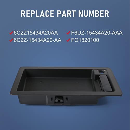 JDMSPEED جديد مقبض باب الشحن الخلفي و حامل لوحة الترخيص البديل لفورد فان E150 E250 E350 - Image 3