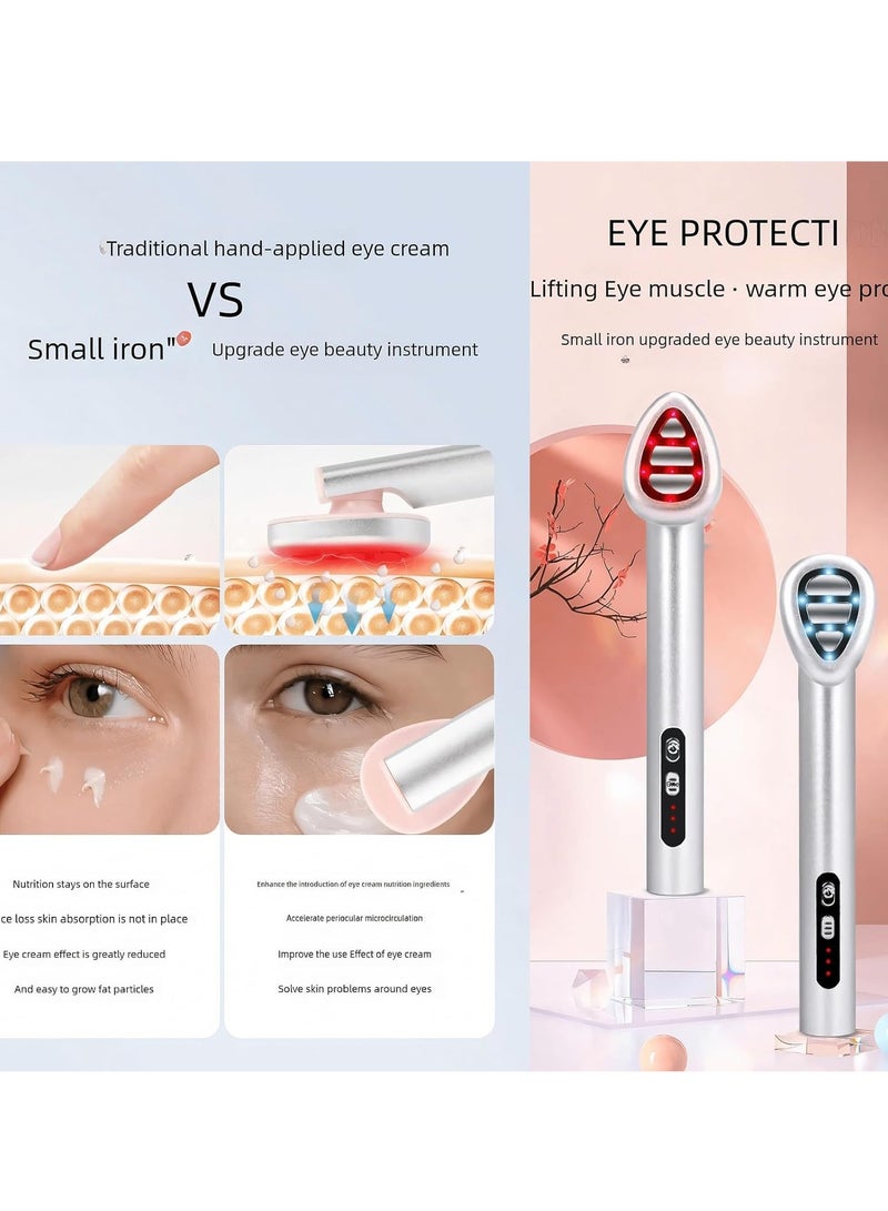 SYOSI Red-Light-Therapy-for-Face, 7 in 1 LED Light Therapy Eye Equipment for Skin Care at Home Red Face Massager Rejuvenation - Image 2
