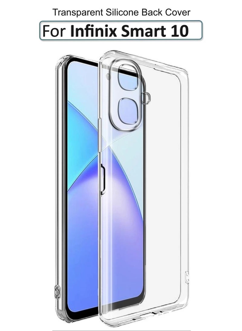 My Choice For Infinix Smart 10 - Transparent Back Case Cover - Image 1