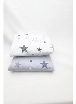 Tiny Plans Elastic Fitted Baby Sheet 2 Pack  - Image 3