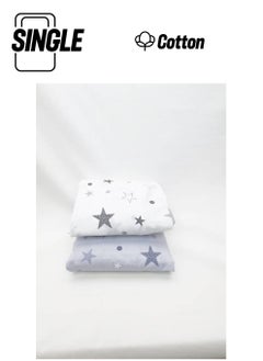 Tiny Plans Elastic Fitted Baby Sheet 2 Pack  - Image 1