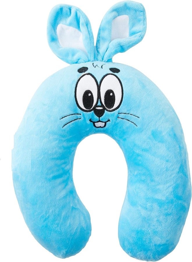 Vaishno Neck Pillow for Travelling | Airplane Travel Pillow | Comfortable Head Rest Neck Holder Pillow | Memory Foam for Sleeping, Traveling, Office and Camping (16X16 Inch) (Blue) - Image 2