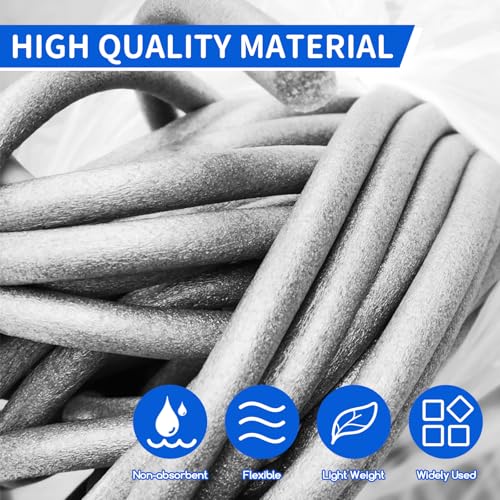 BHUCUTU Foam Backer Rod for Gaps Concrete Crack Filler Joints Foam Gap Fillers Caulk Saver Backing Rod Concrete Filler Rope Joint Filler (1/2 Inch X 33 Feet) - Image 2