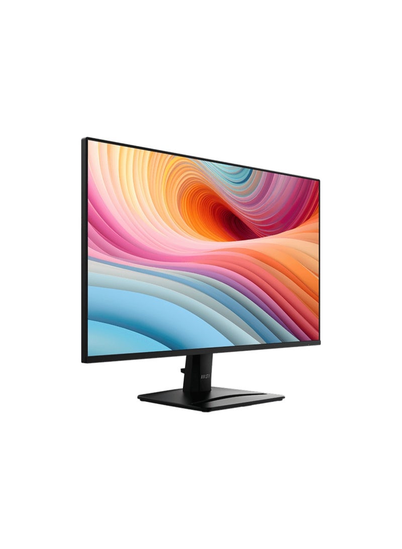 MSI PRO MP275 E2 27" FHD IPS Monitor, 120Hz Refresh Rate, 1ms MPRT, Adaptive Sync, HDMI 2.0/DP 1.2a/VGA, Anti-Glare, Flicker-Free, Built-in Speakers, VESA Mount, Tilt Adjustable, PerfectEdge Bezel, HDR Ready, Power Link, Matte Black | 9S6-3PD3CM-051 - Image 2