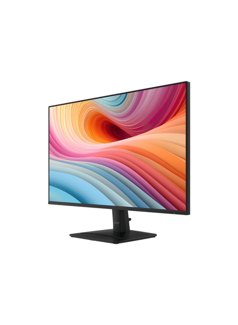 MSI PRO MP275 E2 27" FHD IPS Monitor, 120Hz Refresh Rate, 1ms MPRT, Adaptive Sync, HDMI 2.0/DP 1.2a/VGA, Anti-Glare, Flicker-Free, Built-in Speakers, VESA Mount, Tilt Adjustable, PerfectEdge Bezel, HDR Ready, Power Link, Matte Black | 9S6-3PD3CM-051 - Image 3